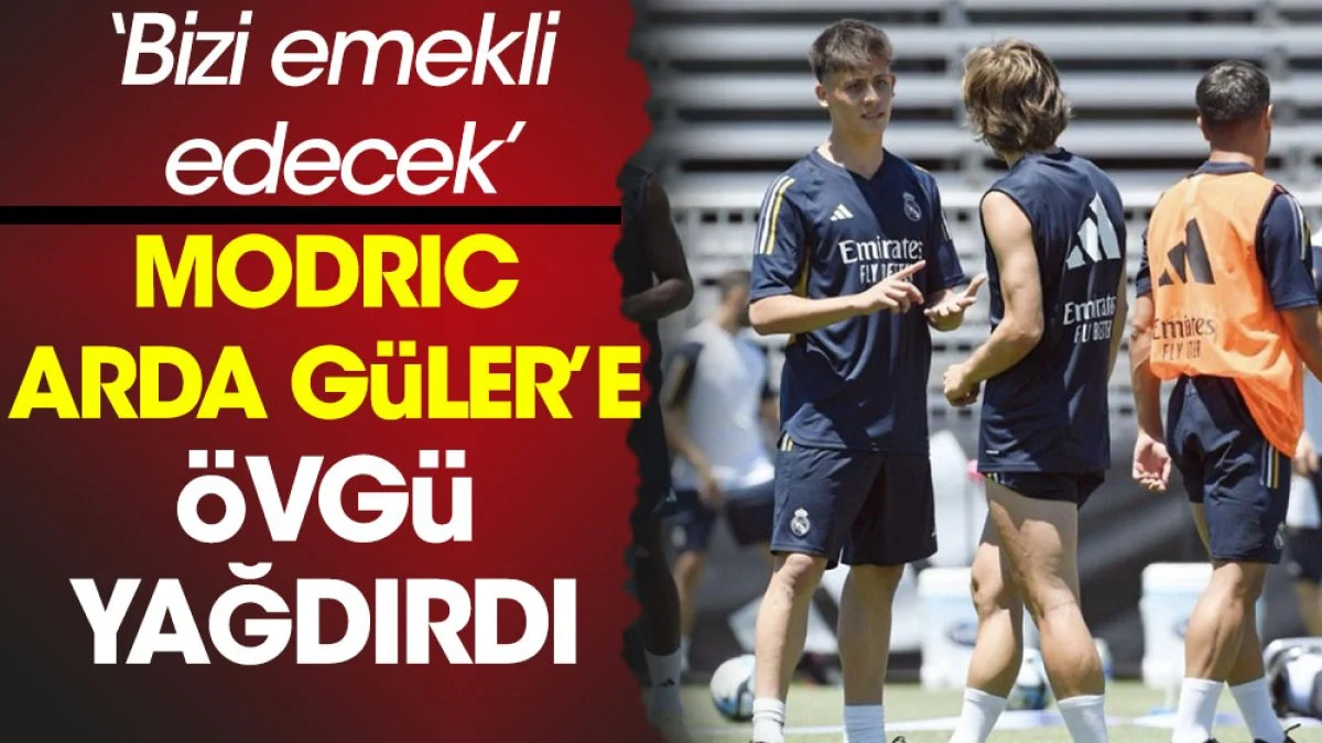 Luka Modric'ten Arda Güler'e övgü yağmuru: Bizi emekli edecek