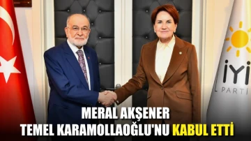 Meral Akşener, Temel Karamollaoğlu'nu kabul etti