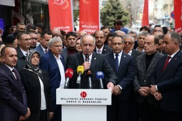 MHP Genel Başkan Yardımcısı Mustafa Kalaycı, Konya'da konuştu