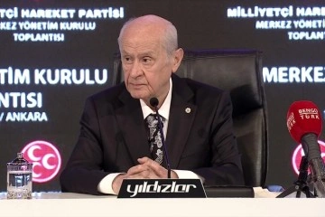 MHP lideri Bahçeli: 'Cumhurbaşkanı adayımız Recep Tayyip Erdoğan'dır'