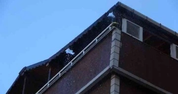 Pendik’te çatı katında çıkan yangın korkuttu
