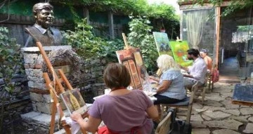 Resim ve heykel sanatçıları Ormana’da çalıştayda buluştu