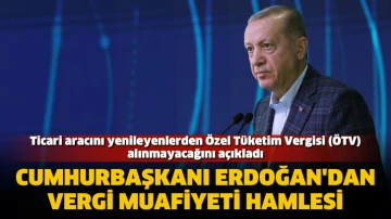 Seçime 20 gün kala Cumhurbaşkanı Erdoğan'dan vergi muafiyeti hamlesi