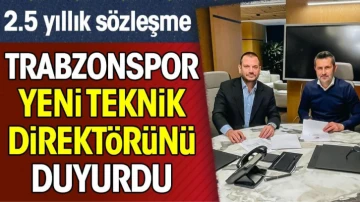 Sıcak gelişme... Trabzonspor yeni teknik direktörünü açıkladı