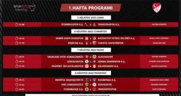Süper Lig’in ilk 2 hafta programı değişti