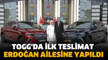 Togg'da ilk teslimat Erdoğan ailesine yapıldı