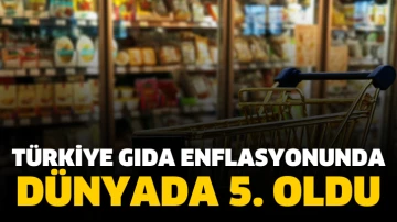 Türkiye gıda enflasyonunda dünyada 5. oldu