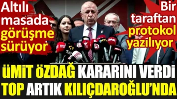 Ümit Özdağ kararını verdi top artık Kılıçdaroğlu'nda
