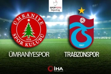 Ümraniyespor-Trabzonspor Maçı Canlı Anlatım!